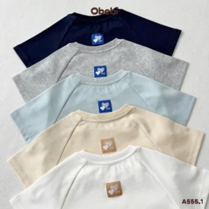 A555.1 – Áo thun trẻ em Yêu thương mùa hè Obebi