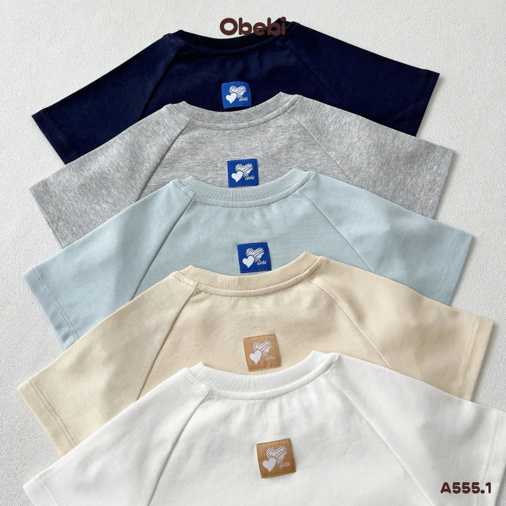 A555.1 – Áo thun trẻ em Yêu thương mùa hè Obebi