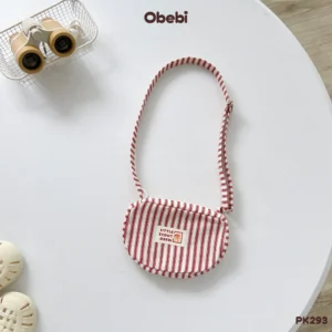 PK293 – Túi Đeo Chéo Trẻ Em Mùa Hè Hình In Khủng Long Safari Obebi