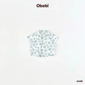 A448 – Áo Sơ Mi Họa Tiết Đi Biển Obebi