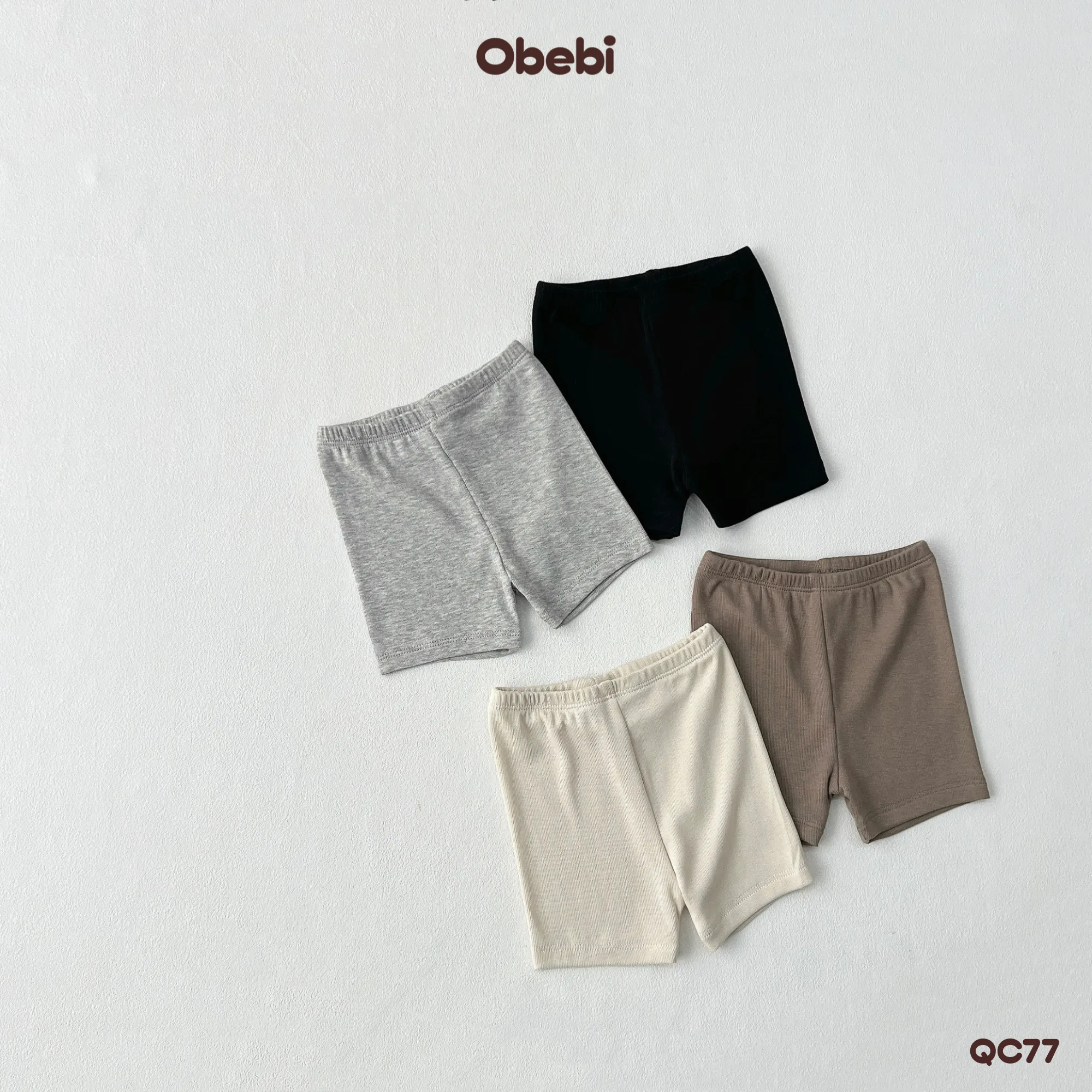 QC77 – Quần Legging Vải Kháng Khuẩn, Chống Mạt Obebi