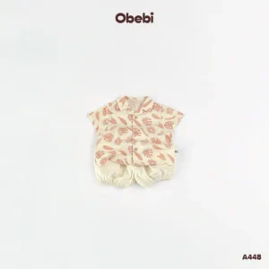 A448 – Áo Sơ Mi Họa Tiết Đi Biển Obebi