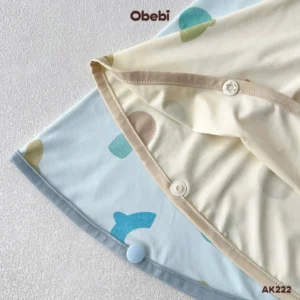 AK222 – Áo Khoác Chống Nắng Trẻ Em Vải Thun Cao Cấp Chống Tia UV Họa Tiết Đáng Yêu Mùa Hè Obebi