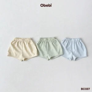 BC337 – Bộ ba lỗ trẻ em hoa tiết kẻ sọc mùa hè Obebi