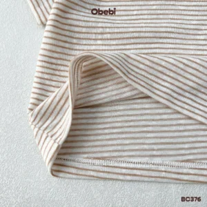 BC376 – Bộ cộc trẻ em mùa hè kẻ ngang Obebi