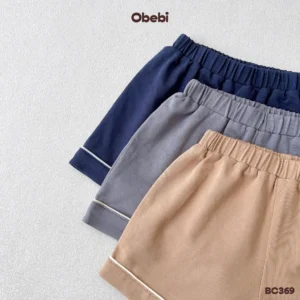 BC369 – Bộ Ba Lỗ Thể Thao Trẻ Em Mùa Hè Hình In Bóng Chày Obebi