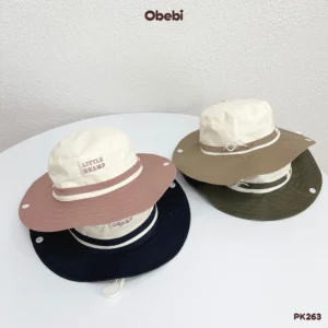 PK263 – Mũ Bẻ Vành Phối Màu