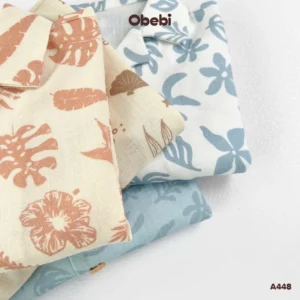 A448 – Áo Sơ Mi Họa Tiết Đi Biển Obebi