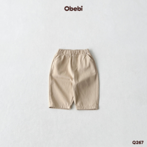 Q267 – Quần Kaki Trẻ Em Mùa Hè Basic Dễ Mặc Obebi
