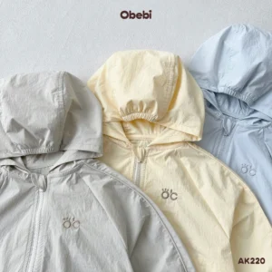 AK220 – Áo chống nắng gió cao cấp chống tia UV mùa hè Obebi
