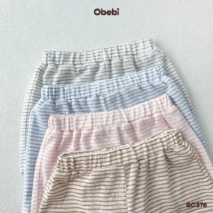 BC376 – Bộ cộc trẻ em mùa hè kẻ ngang Obebi