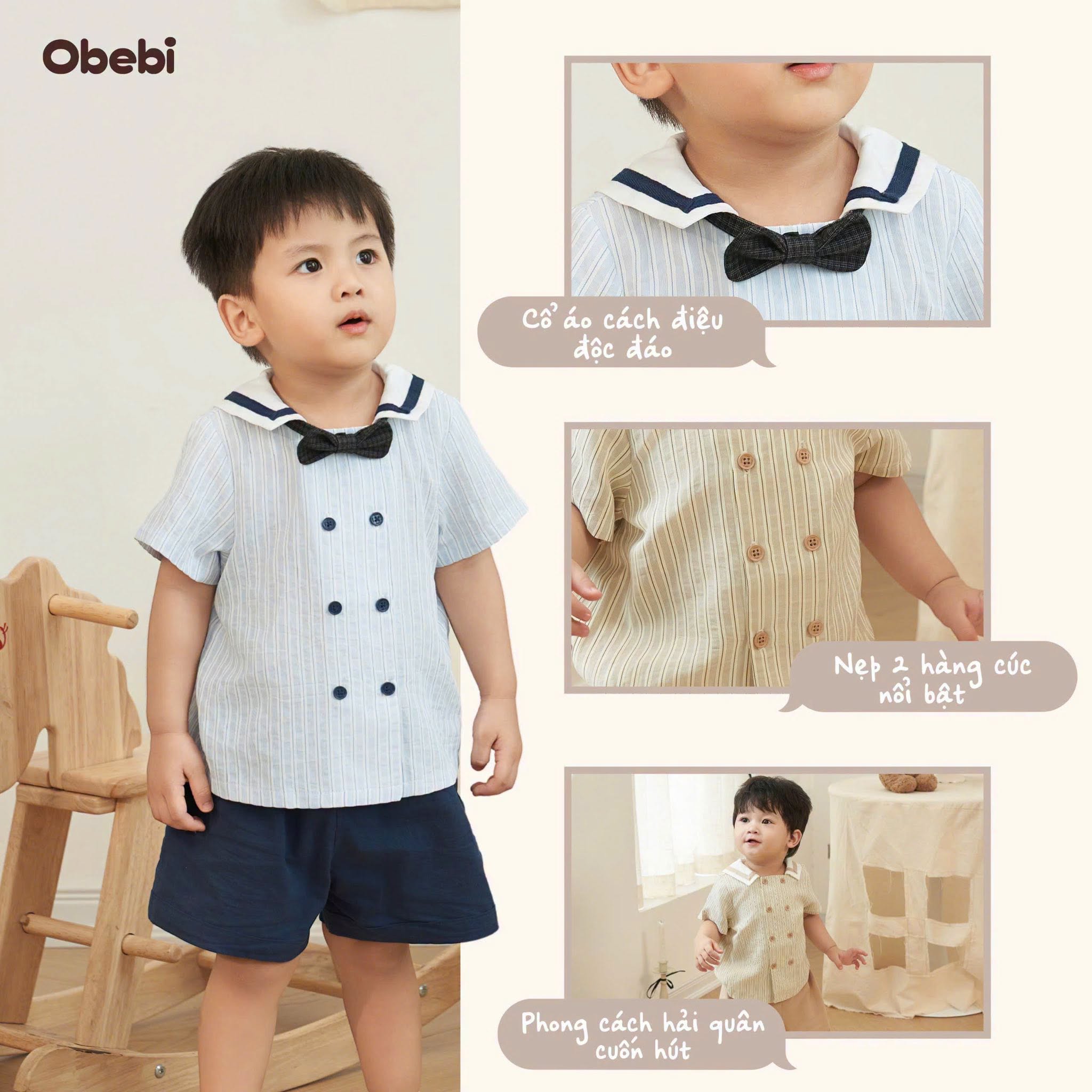 Đồ Dự Tiệc Cho Bé Trai Little Celebration: Thần Thái Chuẩn Quý Tử Cùng Obebi