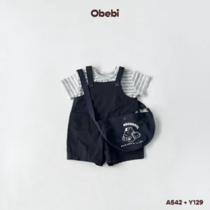 Y129 – Yếm gió trẻ em mùa hè dễ thương Obebi