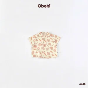 A448 – Áo Sơ Mi Họa Tiết Đi Biển Obebi