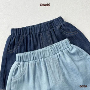 QC76 – Quần jean mùa hè mềm mát Obebi