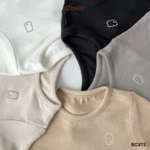 BC372 – Bộ cộc tay vải rayon siêu mềm mại thoải mái Obebi
