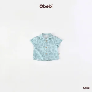 A448 – Áo Sơ Mi Họa Tiết Đi Biển Obebi