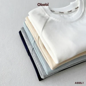 A555.1 – Áo thun trẻ em Yêu thương mùa hè Obebi