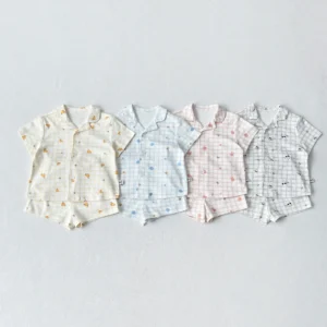 BC355 – Bộ cộc mặc nhà pijama họa tiết