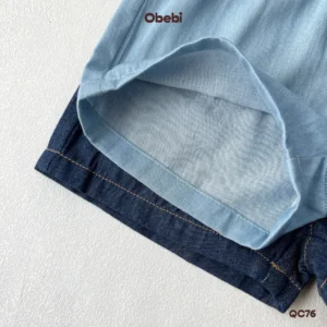 QC76 – Quần jean mùa hè mềm mát Obebi