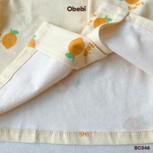 BC346 – Bộ Pyjama trẻ em họa tiết hoa quả mùa hè Obebi