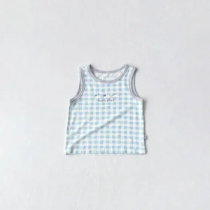 A545 – Set 2 áo ba lỗ mùa hè vải modal mát nhẹ dễ thương Obebi