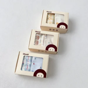 A545 – Set 2 áo ba lỗ mùa hè vải modal mát nhẹ dễ thương Obebi