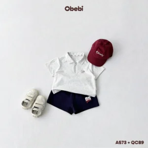 QC89 – Quần Đùi Trẻ Em Mùa Hè In Hình Obebi