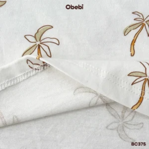 BC375 – Bộ cộc trẻ em mùa hè hoạt tiết biển cả mát mẻ Obebi
