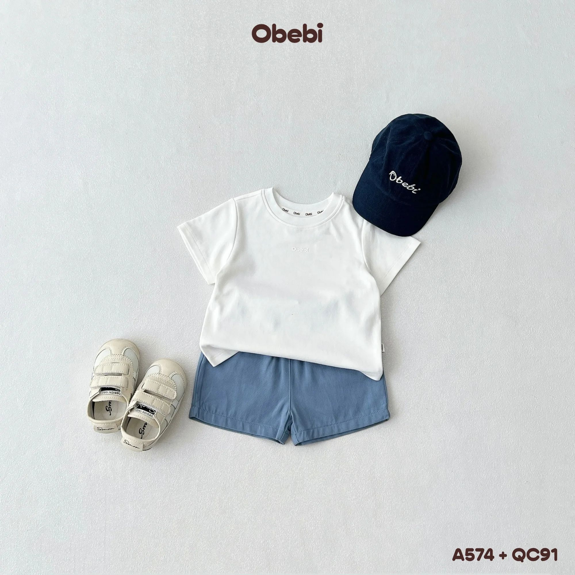 QC91 – Quần Đùi Trẻ Em Mùa Hè Obebi