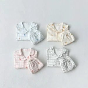 BC355 – Bộ cộc mặc nhà pijama họa tiết