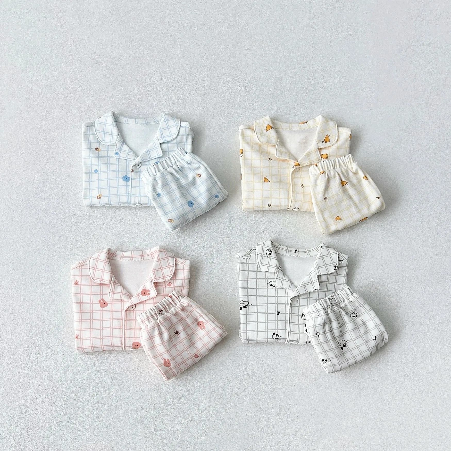 BC355 – Bộ cộc mặc nhà pijama họa tiết