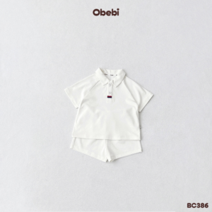 BC386 – Bộ Cộc Polo Mùa Hè Vải Mềm Mát, Nhanh Khô Obebi