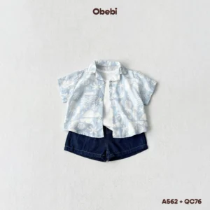 QC76 – Quần jean mùa hè mềm mát Obebi