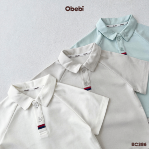 BC386 – Bộ Cộc Polo Mùa Hè Vải Mềm Mát, Nhanh Khô Obebi