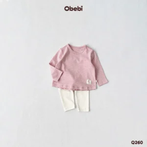 Q260 – Quần Legging Trẻ Em Thu Đông Giữ Nhiệt Co Giãn Mềm Mại Obebi