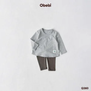 Q260 – Quần Legging Trẻ Em Thu Đông Giữ Nhiệt Co Giãn Mềm Mại Obebi