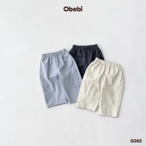 Q262 – Quần Gió Phối Cong Trẻ Em Obebi