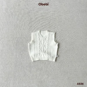 A536 – Áo Gillet Len Vặn Thừng