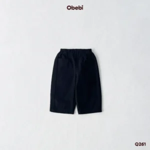 Q261 – Quần Kaki Trẻ Em Thu Đông Túi Vuông Basic Obebi