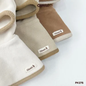 PK275 – Mũ Lông Có Tai Viền Phối Màu