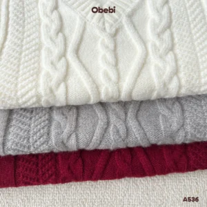 A536 – Áo Gillet Len Vặn Thừng