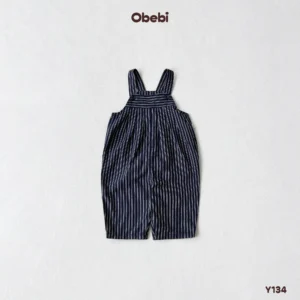 Y134 – Yếm Dài Kẻ Trẻ Em Obebi