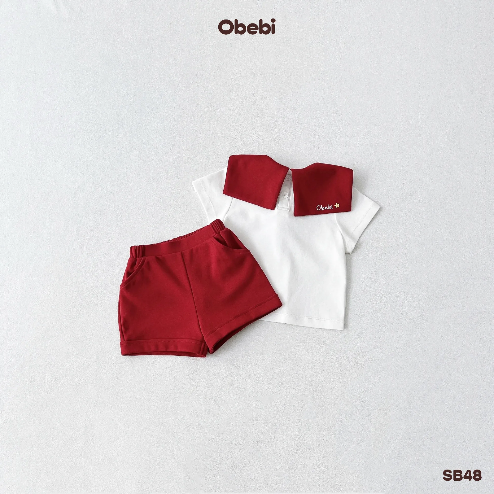 SB48 – Set Bộ Cộc Tay Trẻ Em “Mầm Non Yêu Tổ Quốc” Obebi