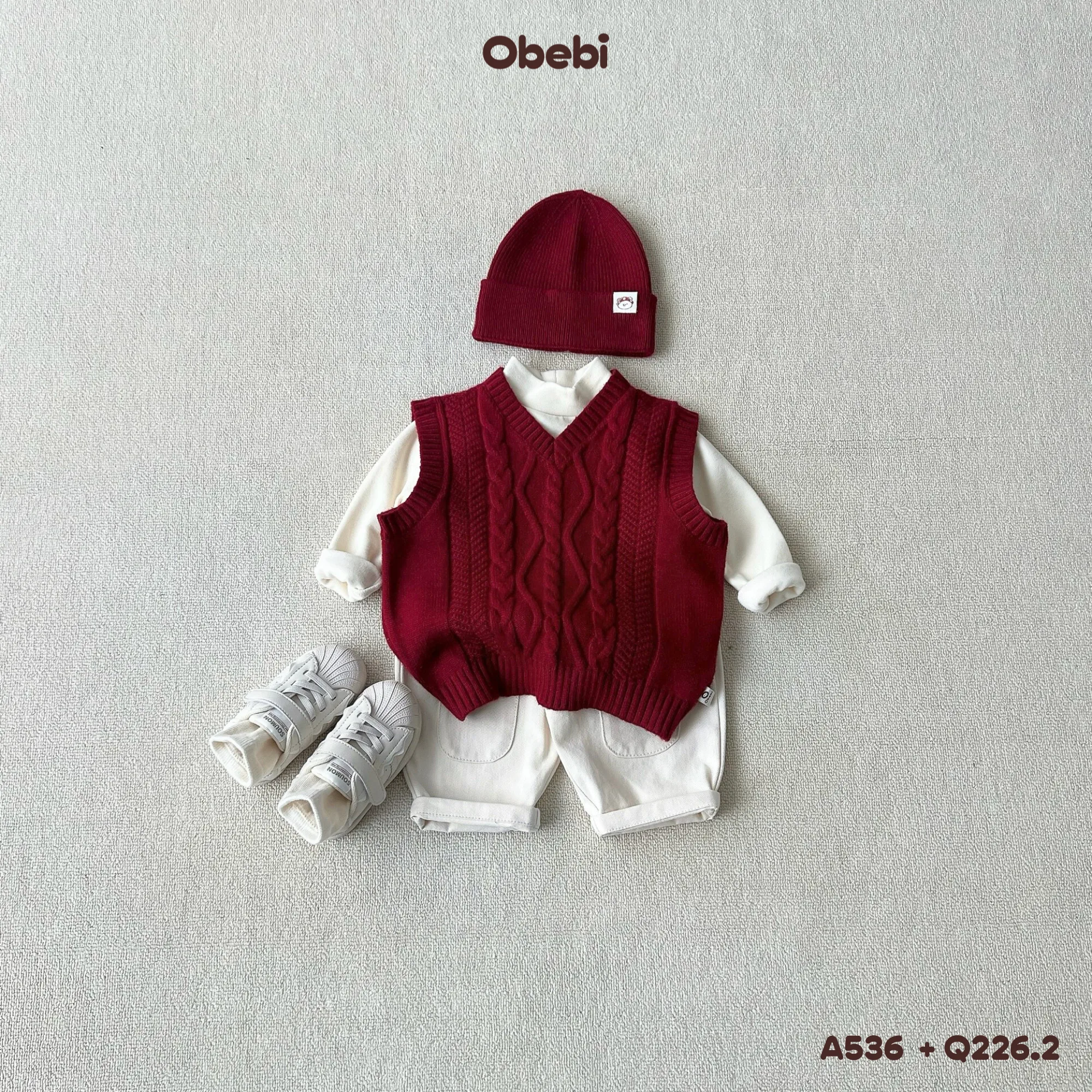 A536 – Áo Gillet Len Vặn Thừng