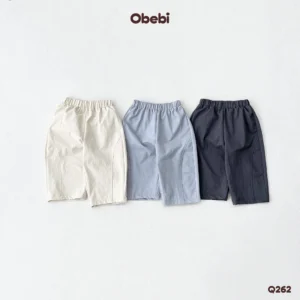 Q262 – Quần Gió Phối Cong Trẻ Em Obebi