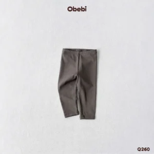 Q260 – Quần Legging Trẻ Em Thu Đông Giữ Nhiệt Co Giãn Mềm Mại Obebi
