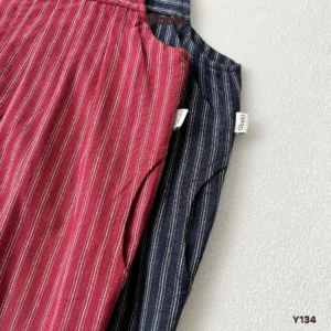 Y134 – Yếm Dài Kẻ Trẻ Em Obebi