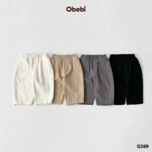 Q269 – Quần Kaki Trẻ Em Thu Đông Kết Cấu Năng Động Obebi