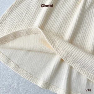 V78 – Váy Trẻ Em Thu Đông Phom Basic Đáng Yêu Obebi